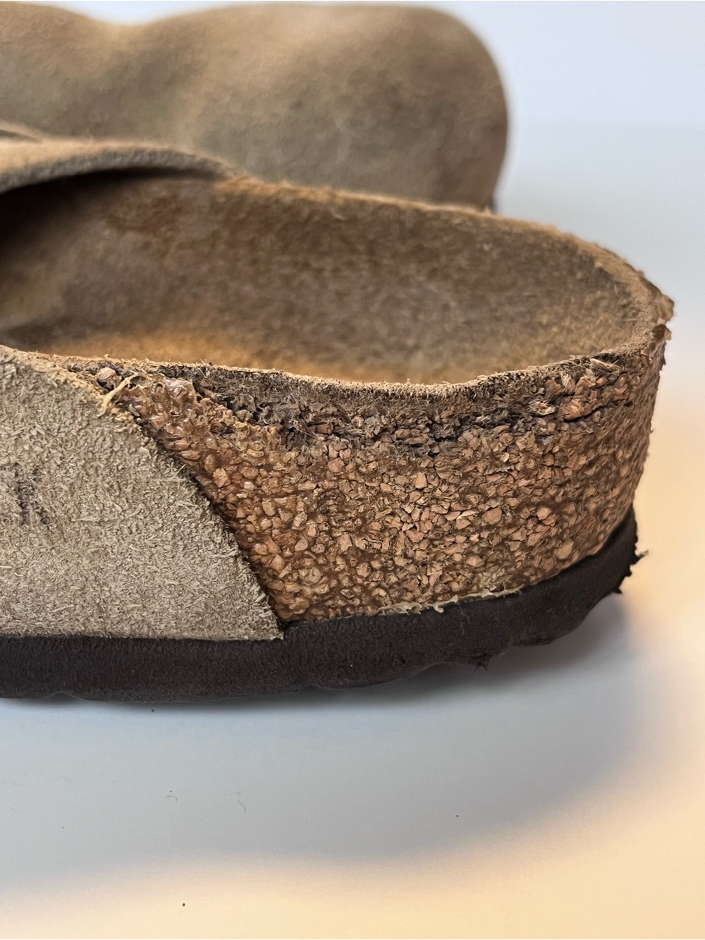 BIRKENSTOCK Boston Suede Clogs Taupe Women’s EU 37 US 6.5 - Picture 11 of 11
